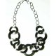Silver Circles Fashion Necklace
